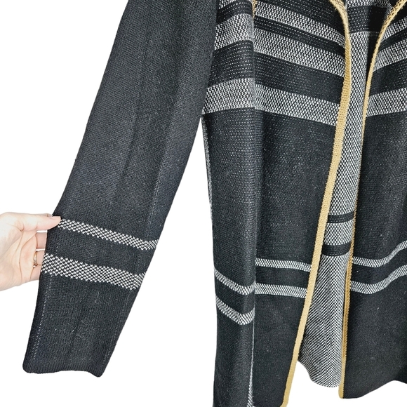 Charter Club plaid long sleeve cardigan sweater size L - Picture 3 of 9